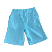 Light blue shorts on a white background