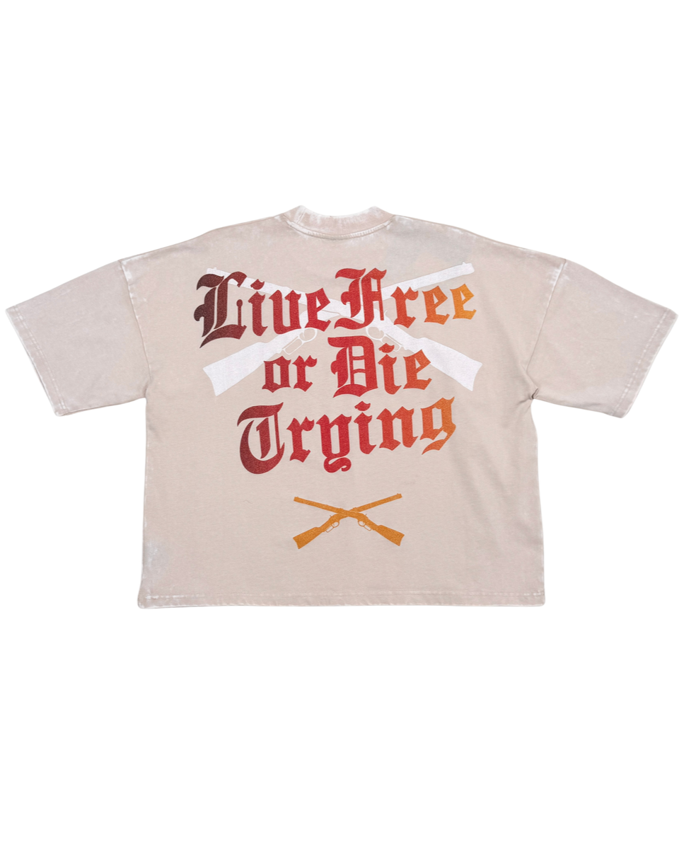 live free crop tee in bone by marvelous clothing 