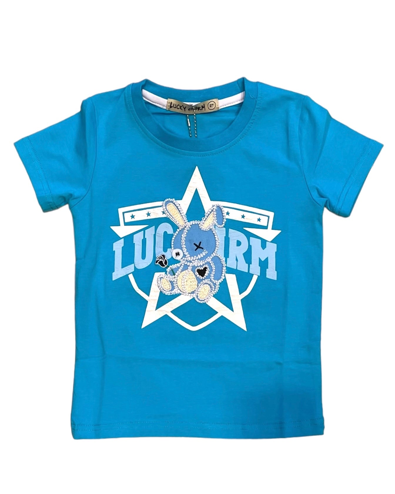 lucky charms lucky star tee in blue for toddlers