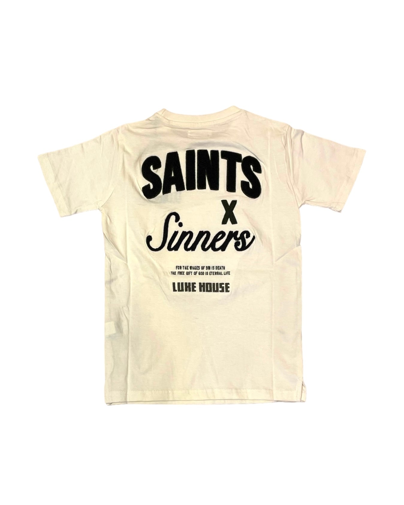 junior boys luxe house tee natural x olive