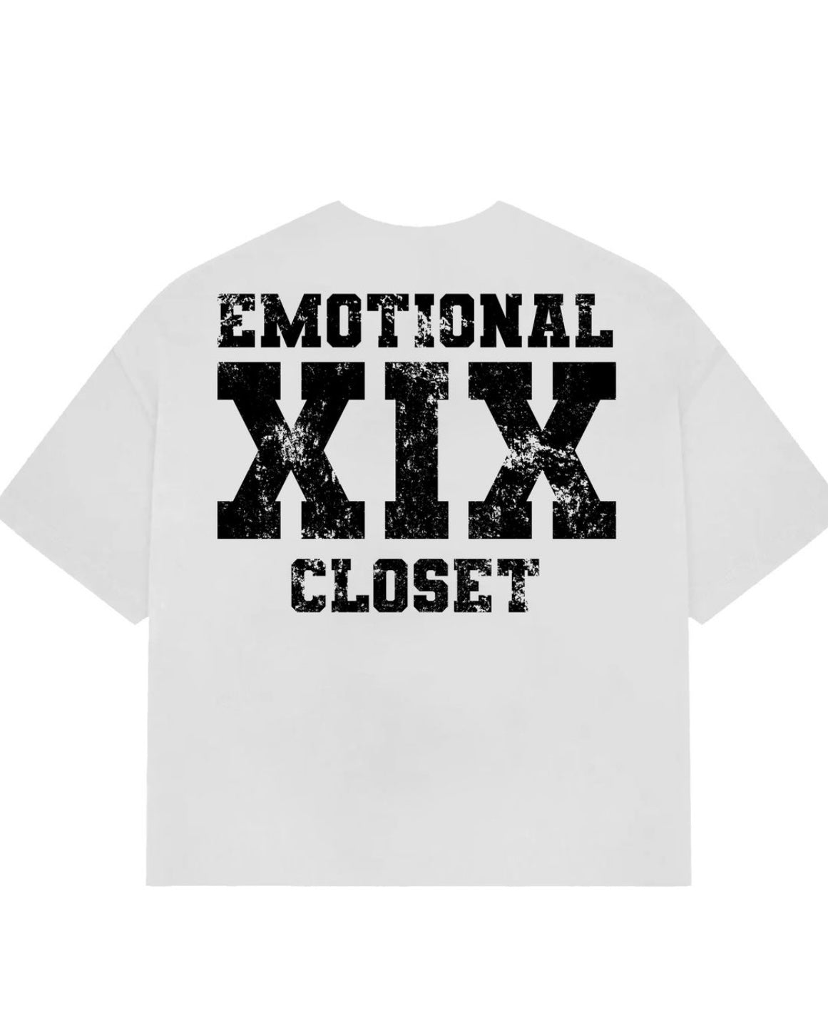 mixed emotions performer graphic tshirt in white
