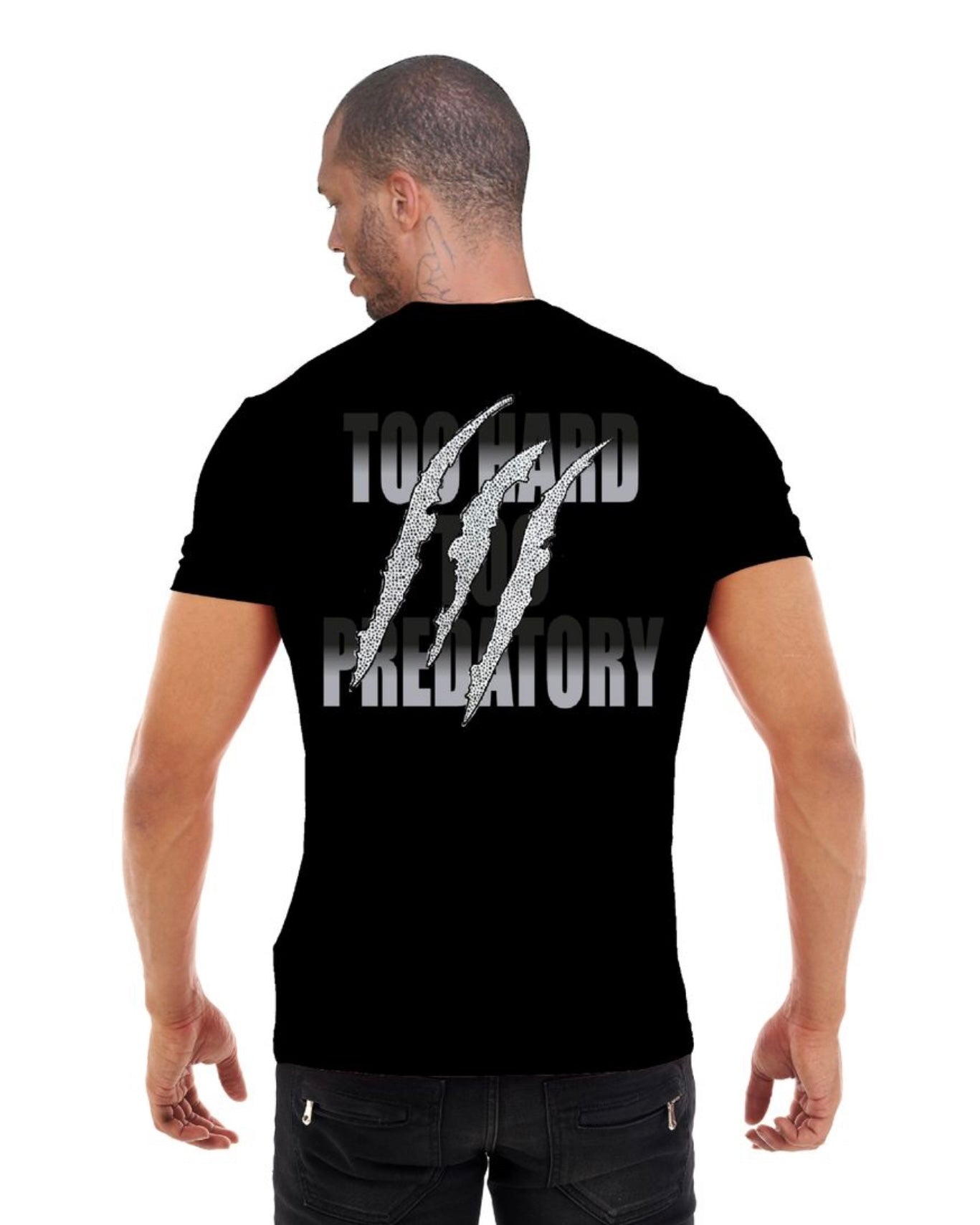 predatory tee in black