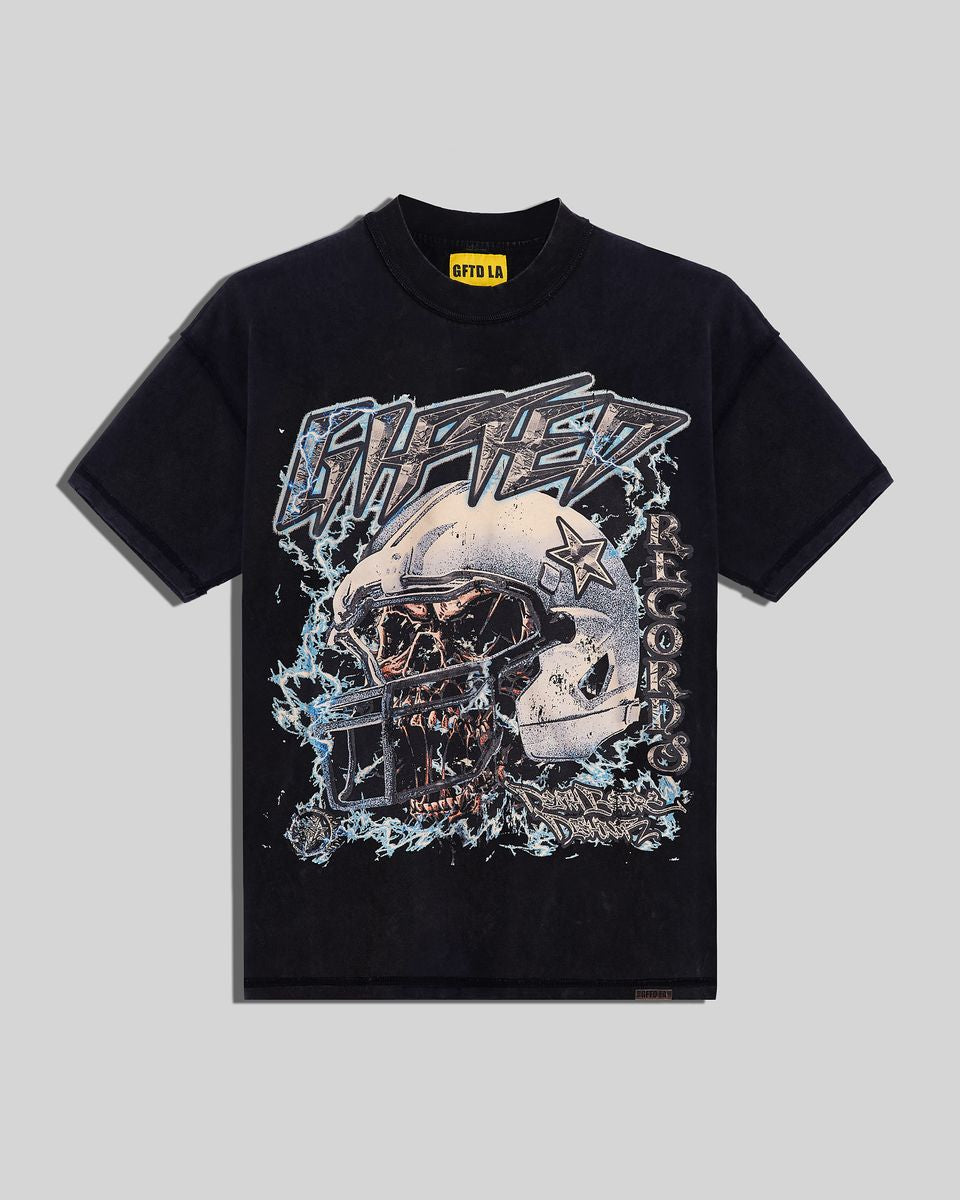 records tee by gftd la in black