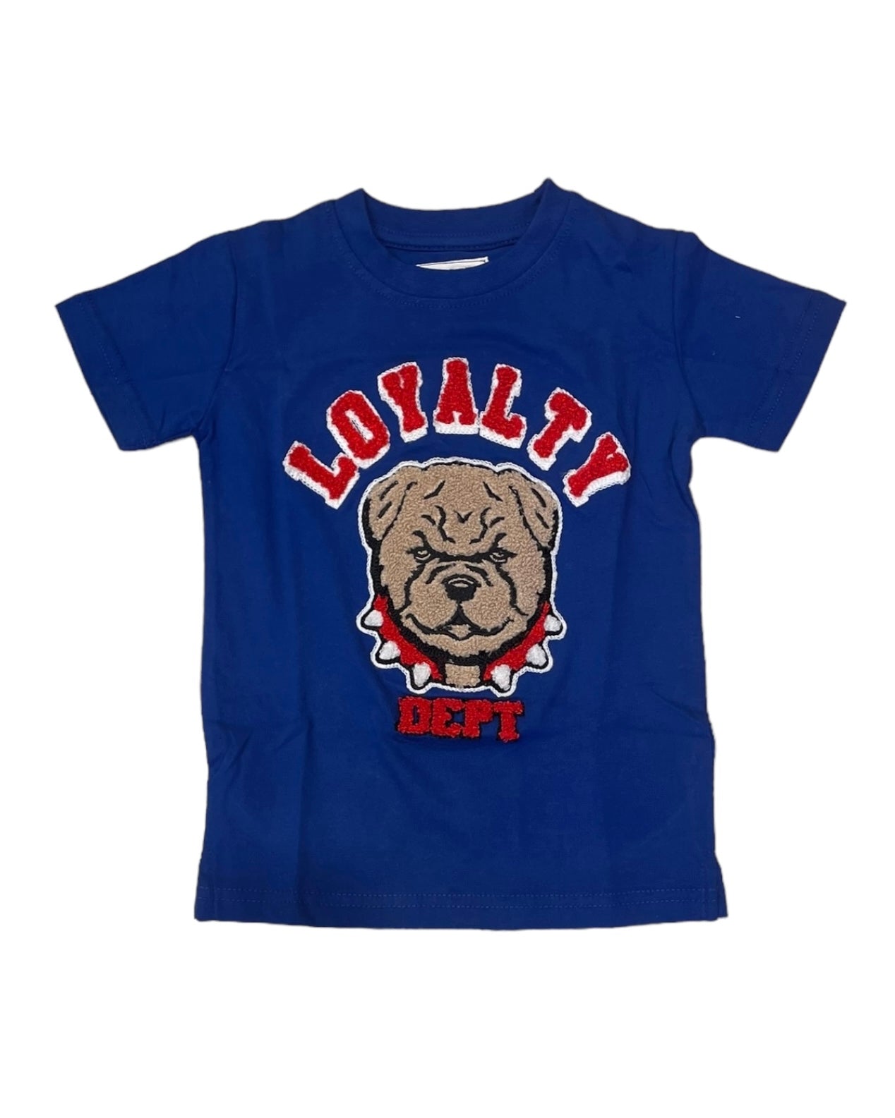 toddlers royal blue loyalty dept shirt