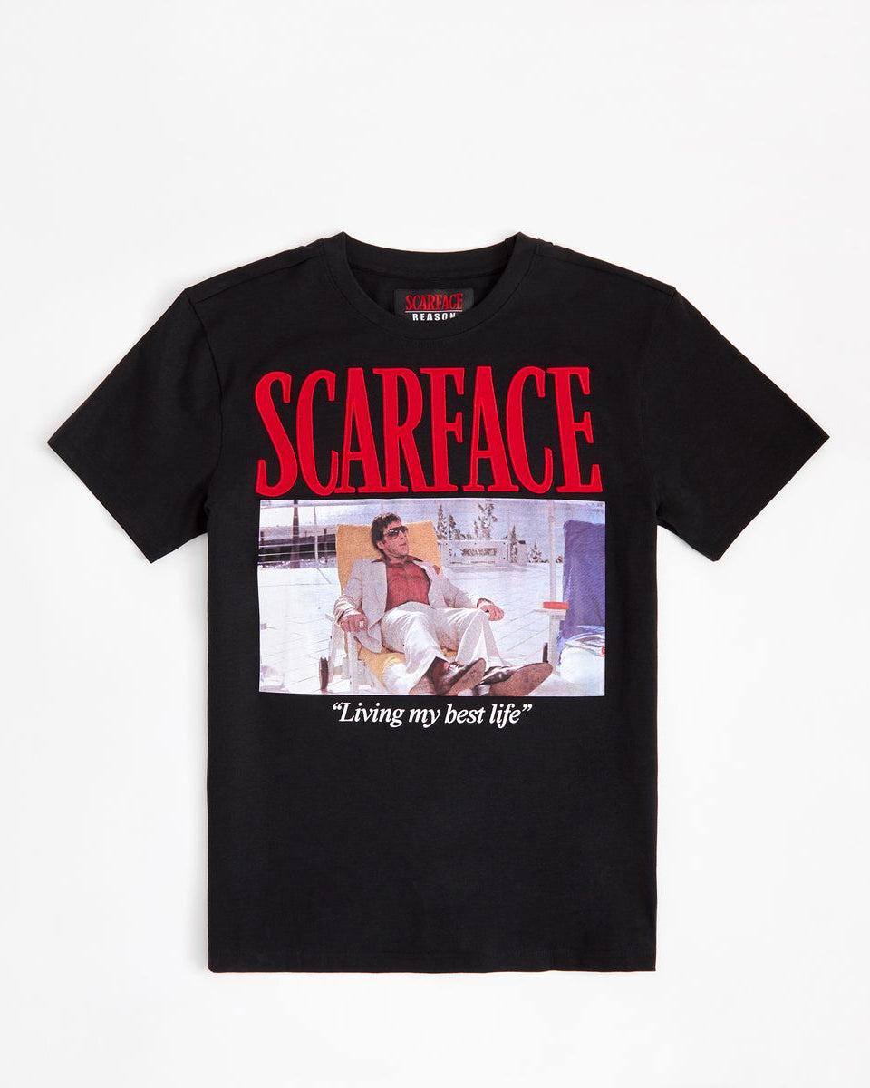 Reason Scarface tee in black 