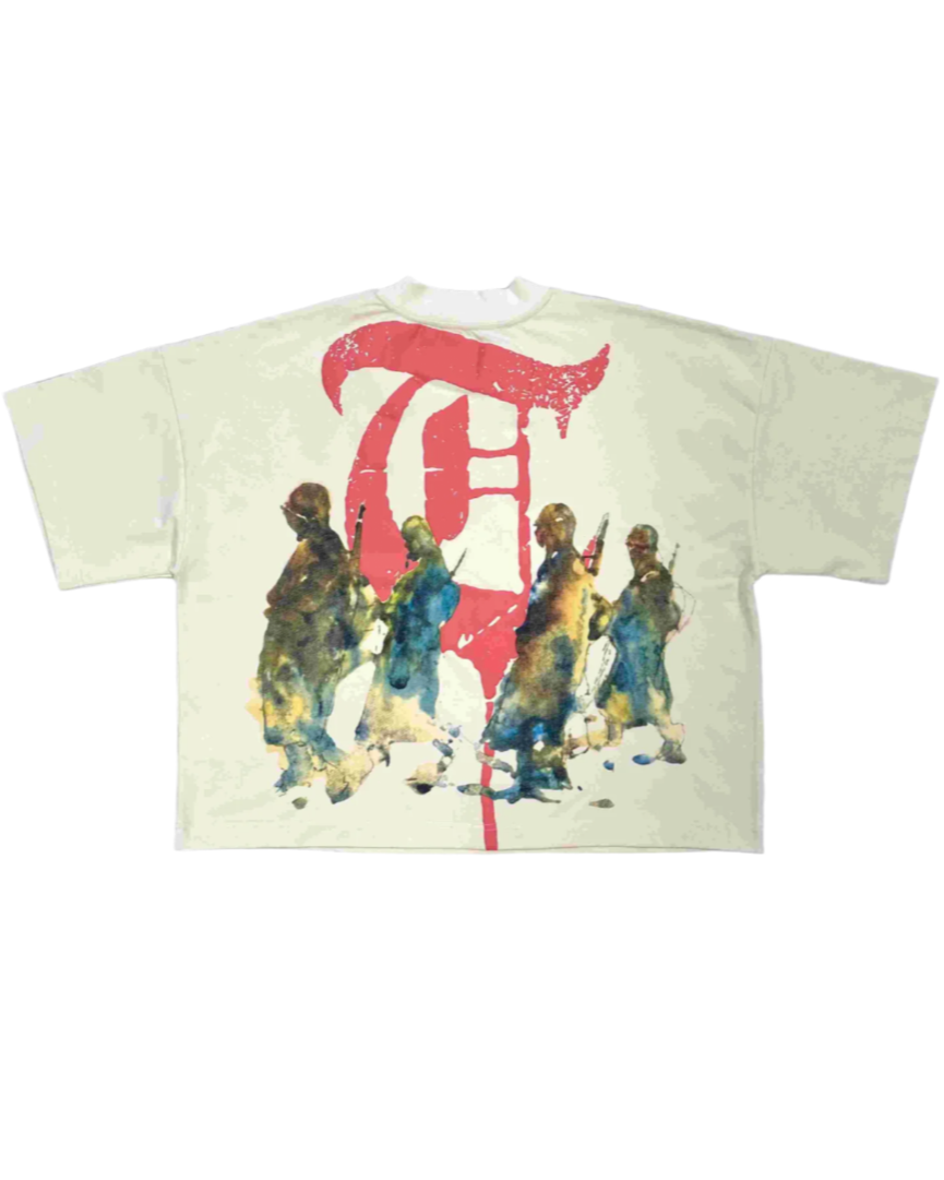 trnchs shalby's tee in cream 