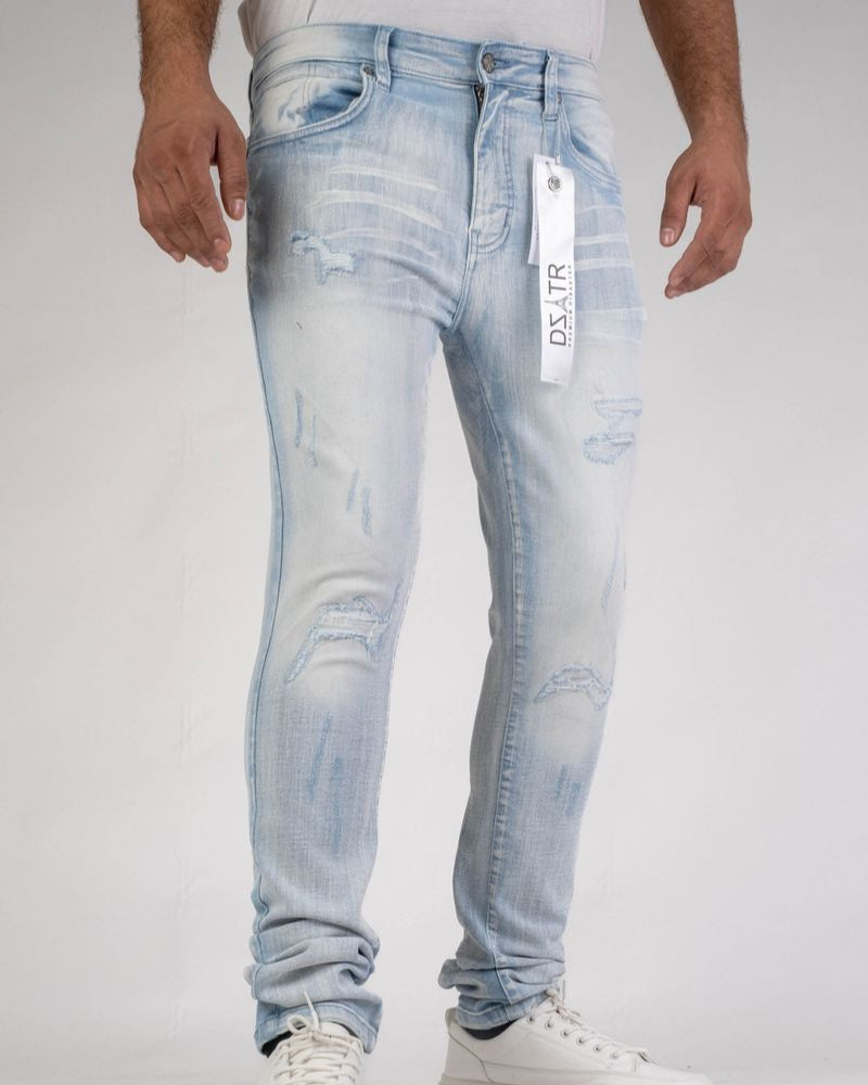 Super Stretch Knee Ripped Jean DZTR-422