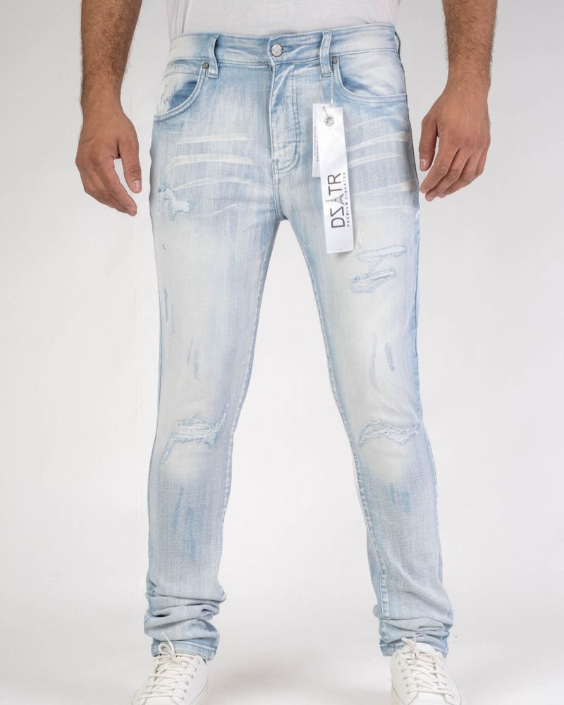 Super Stretch Knee Ripped Jean DZTR-422