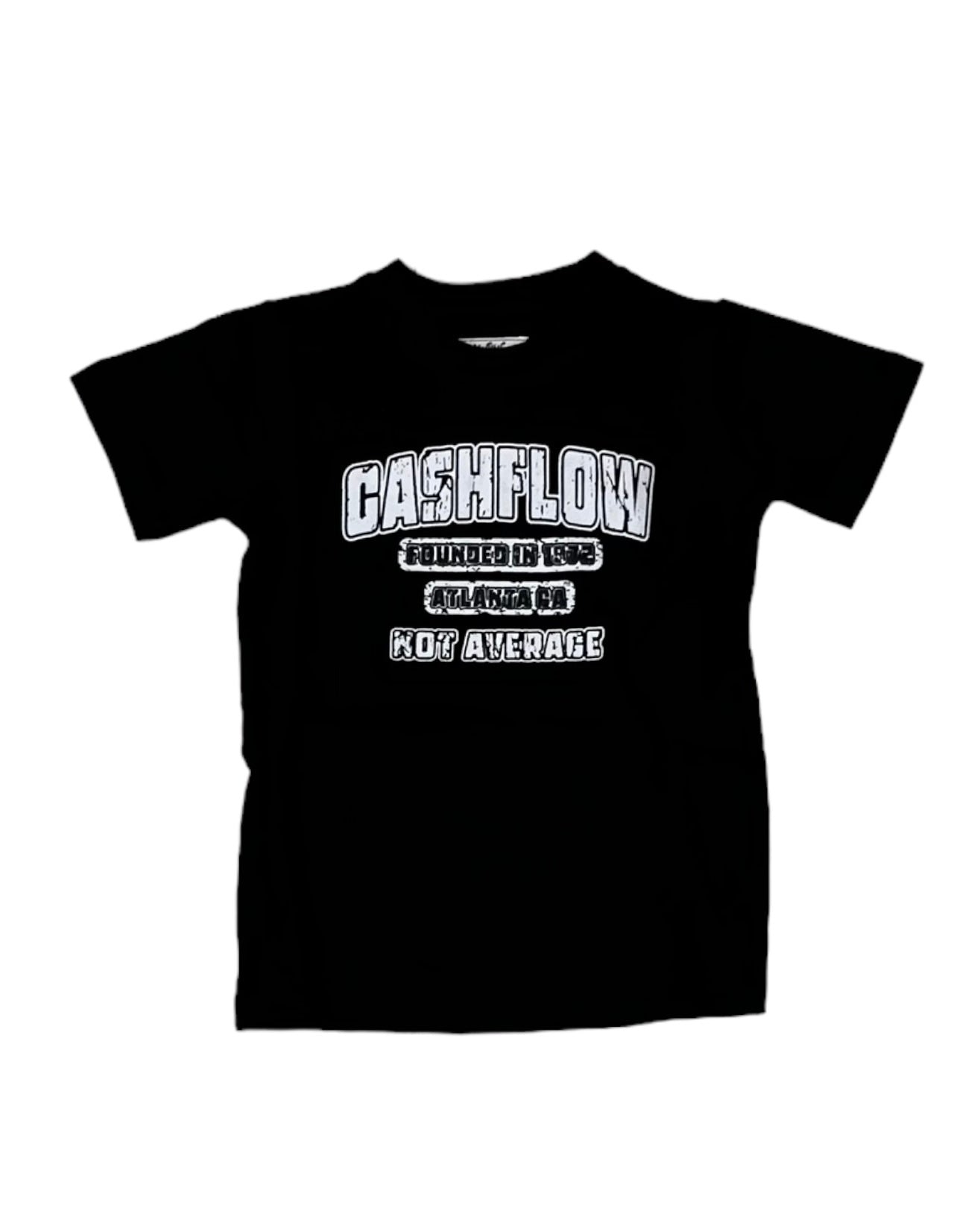 toddler cash flow graphic tee in black 