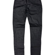 Black pants on a white background
