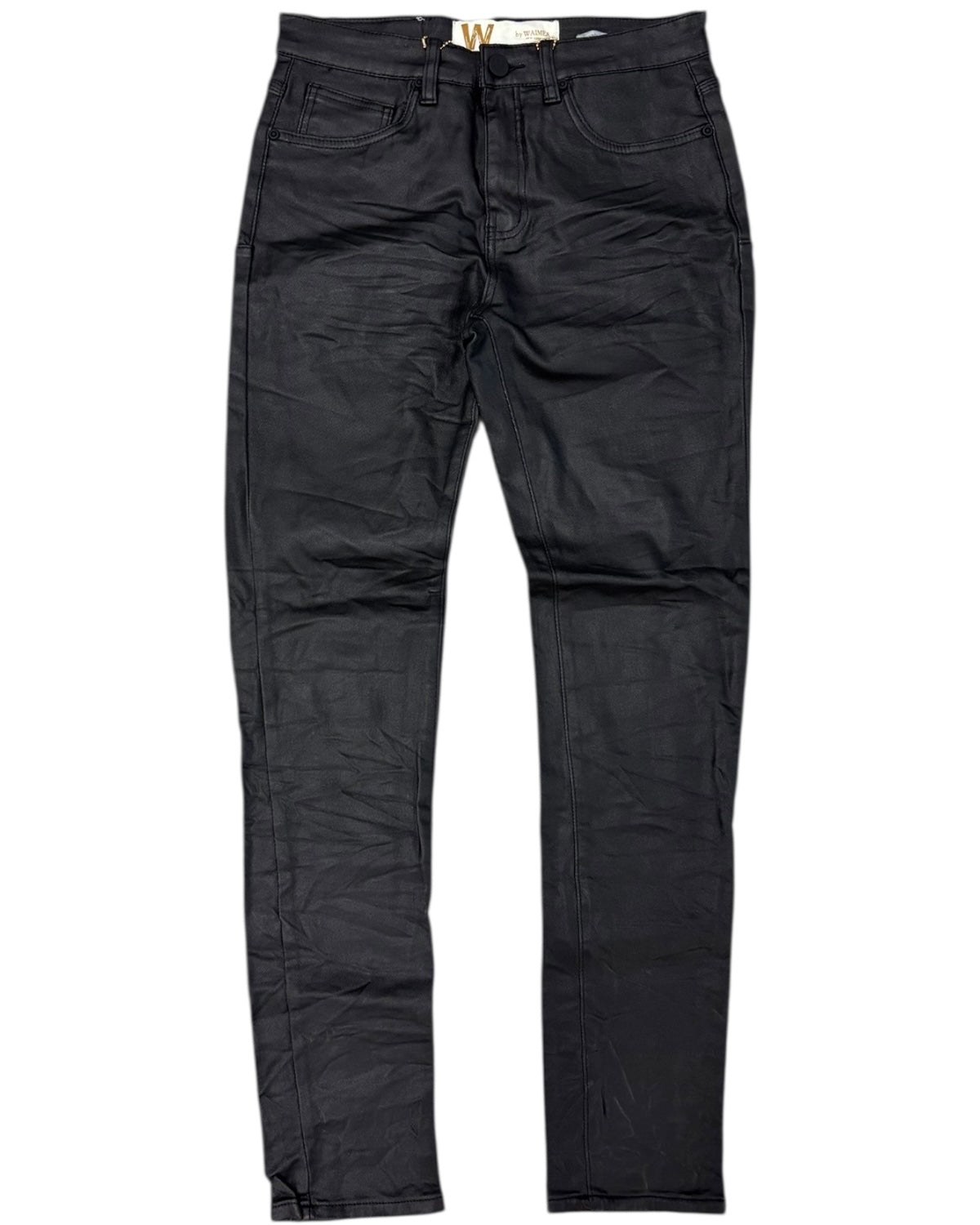 Black pants on a white background