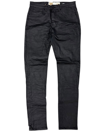 Black pants on a white background