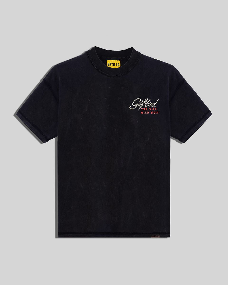 gftd la wild west tee in black 