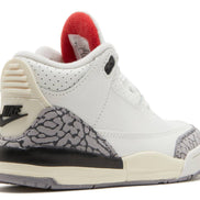 Jordan Retro 3’s Reimagined White Cement (TD)