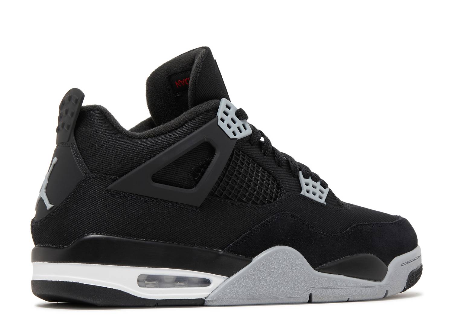 Jordan Retro 4’s Black Canvas Men