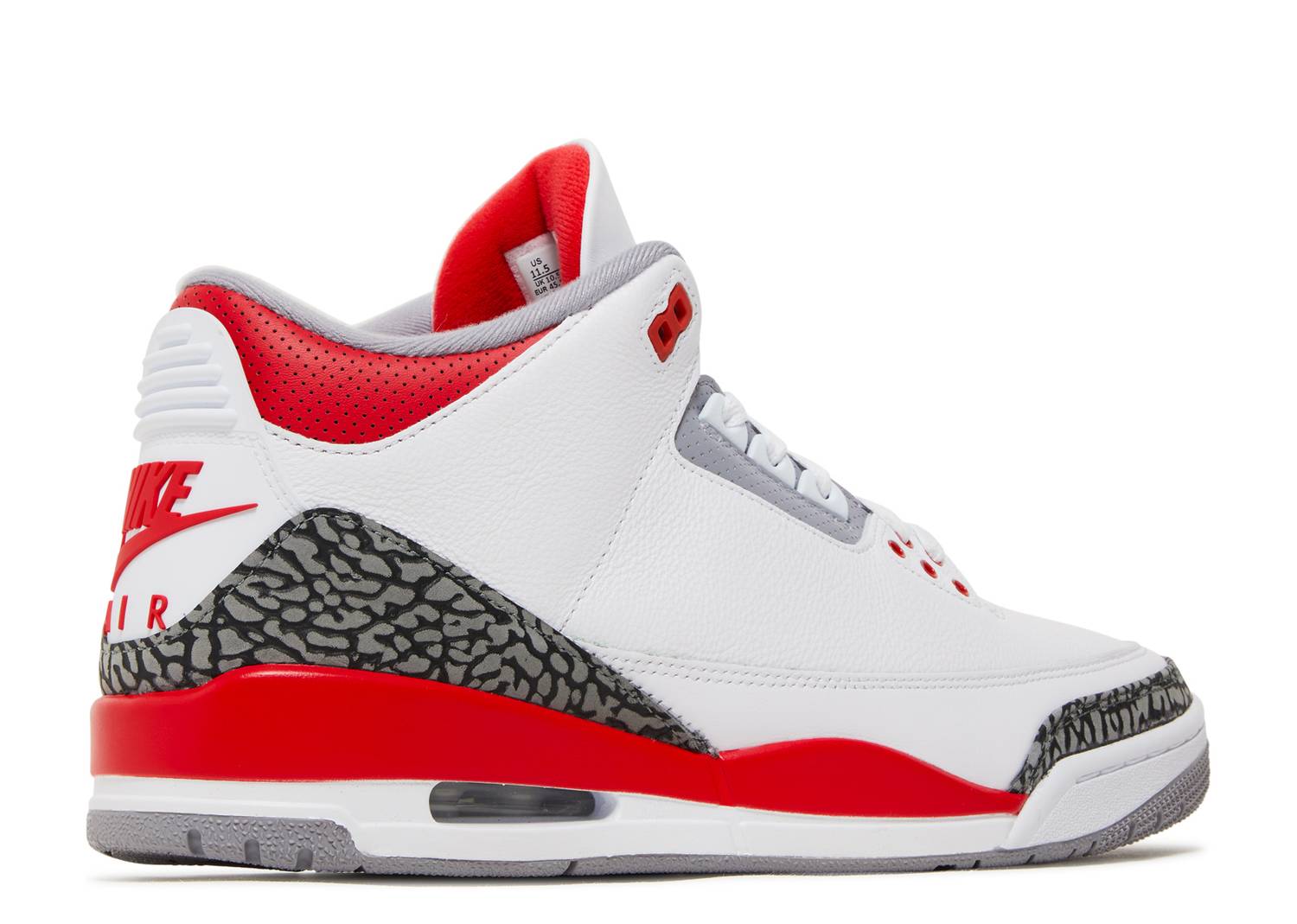 Jordan Retro 3’s Fire Red Men